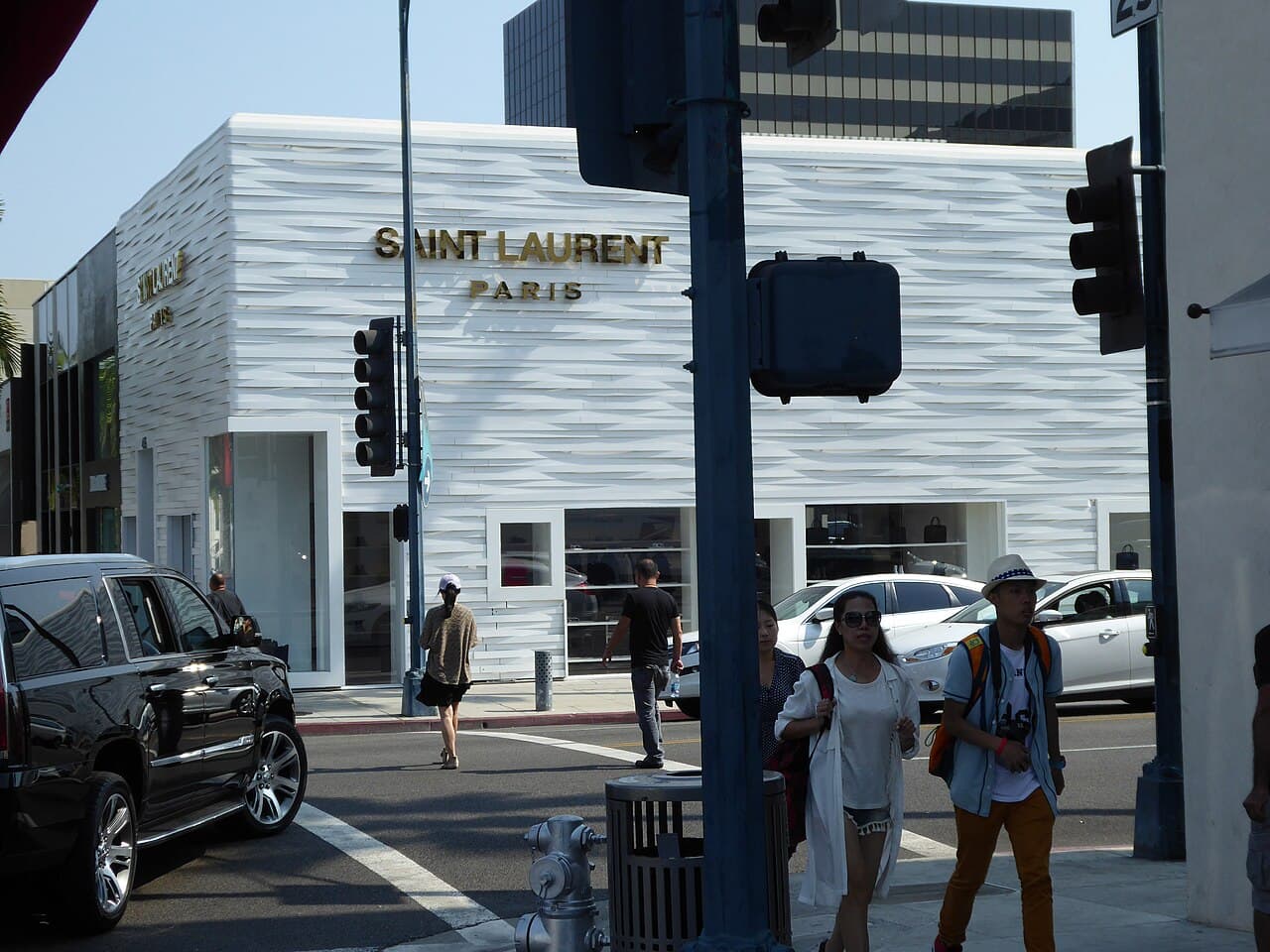 A Saint Laurent boutique in Beverly Hills, California.